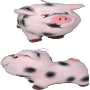 Soft toy Sunday Świnka 20 cm plush pig, 20 cm height