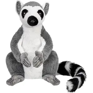 Soft toy lemur Beppe 27 cm plush sitting figure