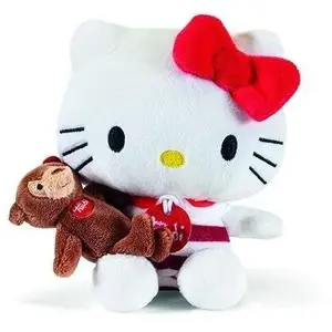 Soft toy Trudi Hello Kitty with Teddy Bear XS — plush character, small collectible size