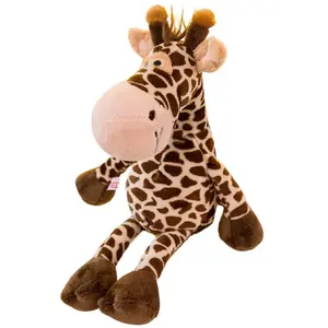 Plush Toy LEANToys Giraffe Brown 28 cm