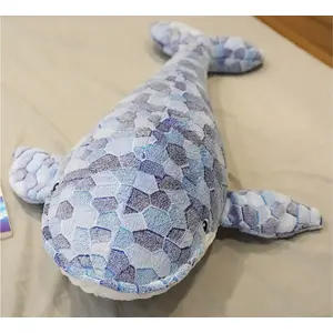 Plush Toy LEANToys Maskotka Pluszowa Gray Whale 90 cm