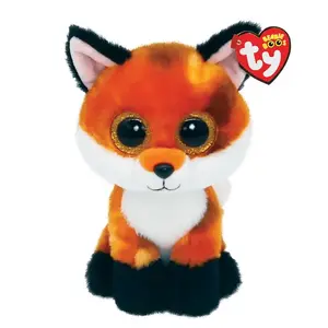 Plush toy ty Fox model 36379, soft stuffed fox, small collectible plush
