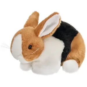 Mīkstā rotaļlieta trusis Beppe 18 cm — brūns un melns