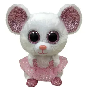 Мягкая игрушка мышь Meteor Beanie Boos NINA, плюшевая фигурка, коллекционная