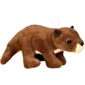 Soft toy plush Wydra 14cm by Dubi — 14 cm otter plush toy