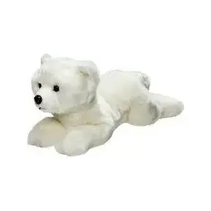 Plush Polar Bear Suki 30 cm — Sitting/Lying Soft Toy, Model 249896