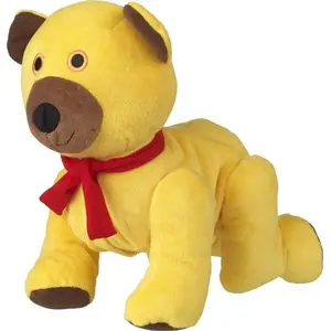 Soft toy Bambam DR Kravlende Bamse plush toy by Bambam, model 6-271, crawling baby animal design