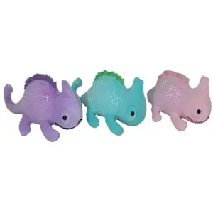 Soft toy chameleon Sunday Kameleon 25 cm MIX plush toy, decorative stuffed reptile for children