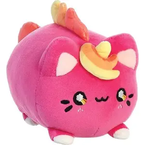 Мягкая игрушка Symag Tasty Peach 18 см Berry Sunset Meowchi, плюшевая фигурка
