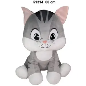 Soft toy Sandy Kot 60cm plush cat, 60 cm tall, cuddly stuffed animal
