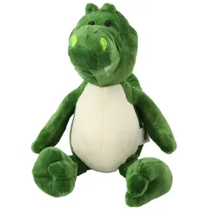Plush Crocodile LEANToys Krokodyl 25 cm — green soft toy