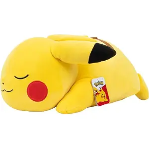 Plush toy POKEMON Pikachu sleeping - POKEMON soft toy, cuddly sleeping pose