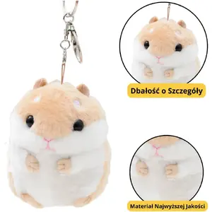 Plush hamster toy Beltimore Brązowy Chomik 10 cm soft animal plushie