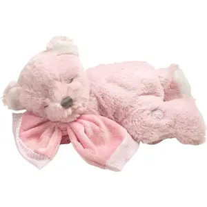 Plush Playing Pink Teddy Bear Suki model 173065, musical soft toy, pink