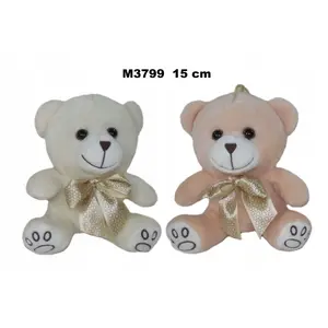 Plush bear Sandy Miś 15 cm — soft toy, mix colors