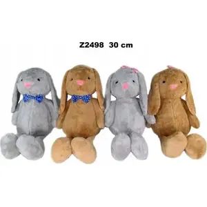 Plīša zaķis Sunday Zając Z-2498, 30 cm, 2 krāsas, 2 ausu veidi