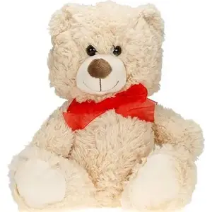 Mīkstā rotaļlieta Carmotion Teddy Pets Miś — plīša lācis, bēšs, 28 cm