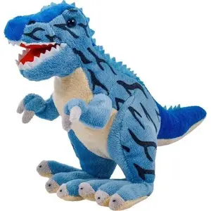 Mīkstā rotaļlieta Beppe Tyranozaur 30 cm, zils plīša dinozaurs GXP-583687