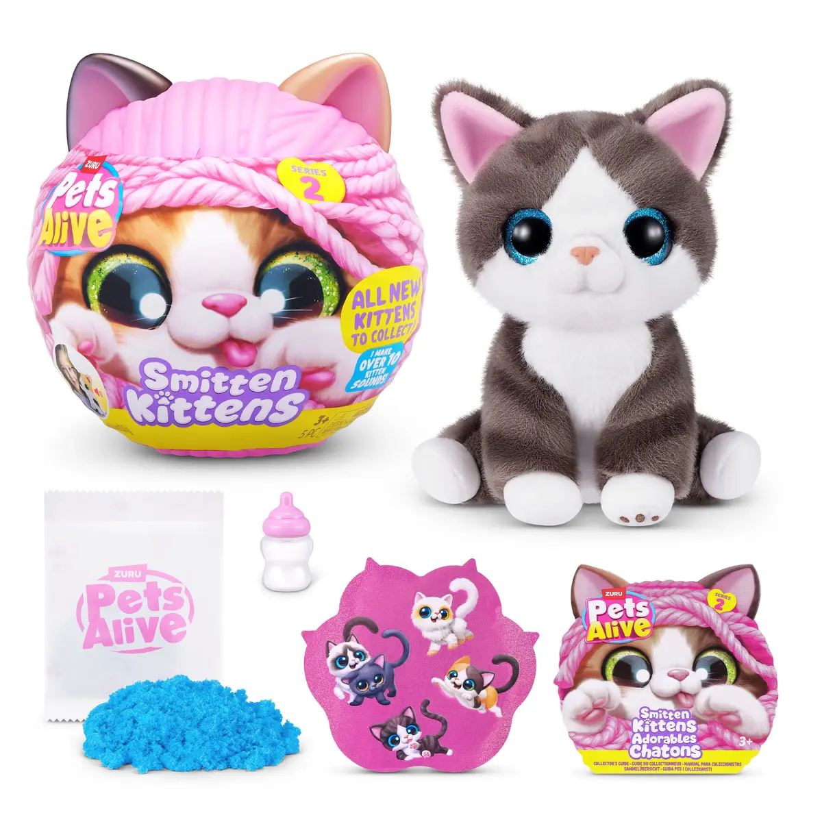 Toy cat Zuru Pets Alive Smitten Kittens Series 2 Photo 3