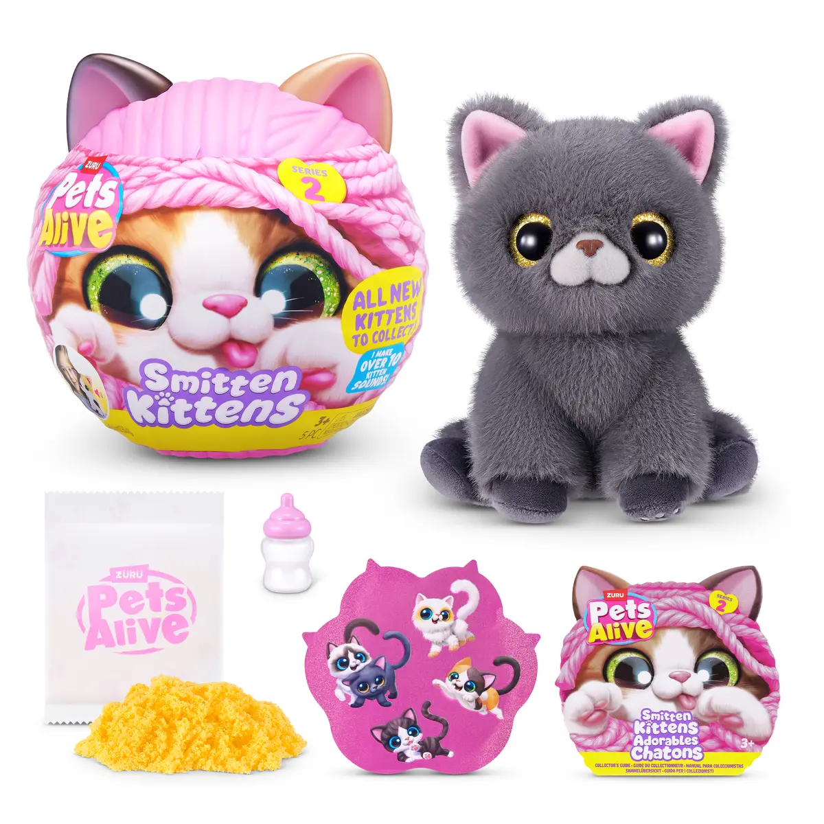 Zuru Pets Alive Smitten Kittens Series 2 Toy Cat Photo 2