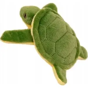 Plush Turtle Keychain Squeaker 15 cm, LEANToys Żółw Pluszowy Maskotka