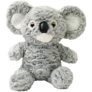 Plush Cuddly Toy Koala 22 cm by LEANToys, grey