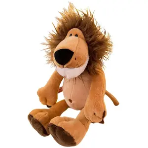 Plush Toy LEANToys Lion Plushie 22 cm, soft stuffed animal with mane
