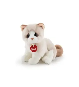 Plush toy cat Trudi Kitty Brad white/beige S – small soft toy cat by Trudi