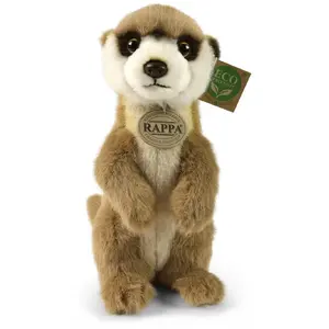 Plīša stāvošs surikāts 23 cm Rappa Soft Collection — reālistiska rotaļlieta