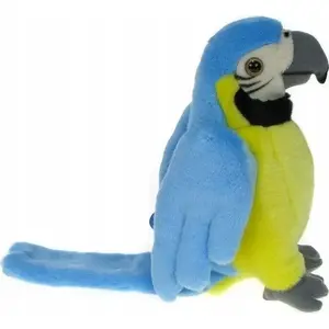 Soft toy Dubi Papuga niebieska 25 cm plush parrot by Dubi, 25 cm height