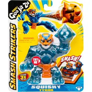 Soft toy plush figure TMTOYS Goo Jit Zu Tygor Smash Strikers 42795 — stretchy, squeezable collectible