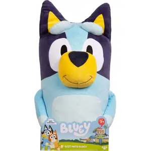 Mīkstā rotaļlieta Liniex Bluey Jumbo 45 cm – mīkstais plīša tēls, apskāvienu rotaļlieta