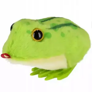 Soft toy plush frog Mega Creative ZABKA PLUSZ 8 cm, display pack 12/216