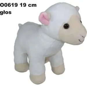 Soft toy Sunday Owca z głosem 19 cm — plush sheep with sound, 19 cm