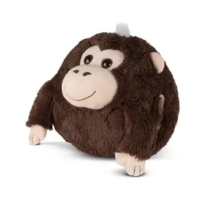 Decorative pillow DAY Cozy Noxxiez Gorilla — beige/brown plush cover, other shape