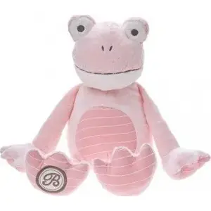 Mīkstā rotaļlieta Beppe plīša vardīte Mia 25 cm rozā modelis 13775