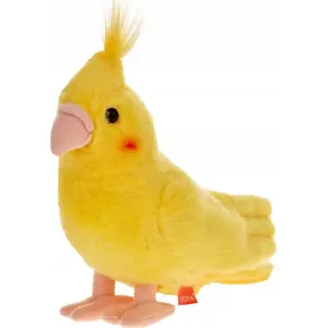 Soft toy Beppe Żółta nimfa 20 cm plush bird, 20cm height