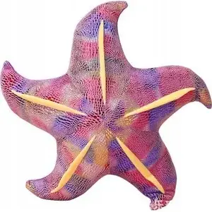 Plush Starfish Pillow 20 cm, LEANToys Maskotka Pluszowa (purple)