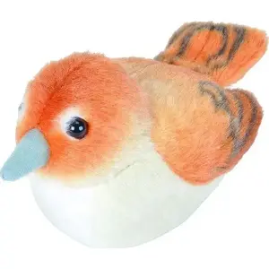 Мягкая игрушка Fremeaux Wild Republic Birds с звуком — соловей, плюш с звуком