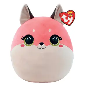 Soft toy fox Ty Inc. Squish a Boos Roxie with sound, interactive plush (model 39223)
