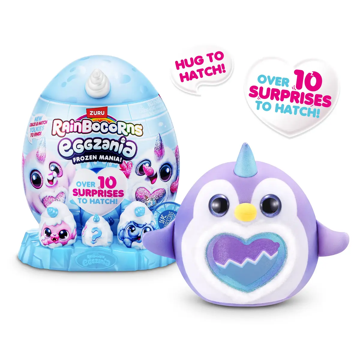 Mīkstā rotaļlieta Zuru Rainbocorns Eggzania Frozen Mania Photo 2