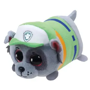 Toy dog ty Rocky plush character from Paw Patrol, soft stuffed figure, 22 cm