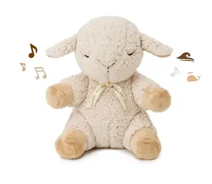 Plush Soothing Sound Toy Cloud b Sleep Sheep with Built-in Sound Machine and Batteries Included