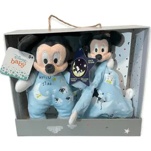 Мягкая игрушка и плед SIMBA Mickey Mouse светящийся в темноте, плюш в подарочной коробке