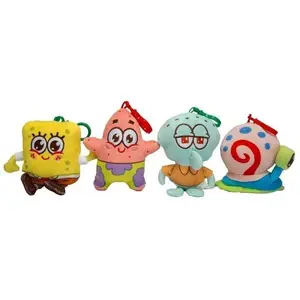 Soft toy keychain SIMBA SpongeBob squishy 10 cm, 4 designs