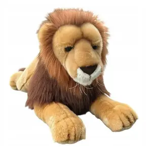 Plush lying lion 70 cm Dubi - soft toy 70cm length