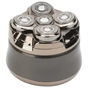 Мужская роторная бритва Jata JBMA1444 — 5 роторных головок, Li-Ion 1200 мА·ч, влажная/сухая, хром