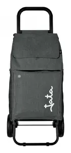 Iepirkumu ratiņu soma Jata HCAR2564, poliesters, 40 l, 410×310 mm, pelēka