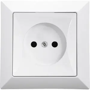 Wall socket outlet Timex GPt-15 Op BI single recessed white