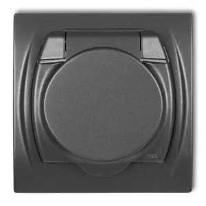 Розетка Karlik 11LGPB-1z — 250 В, 10 A, IP20